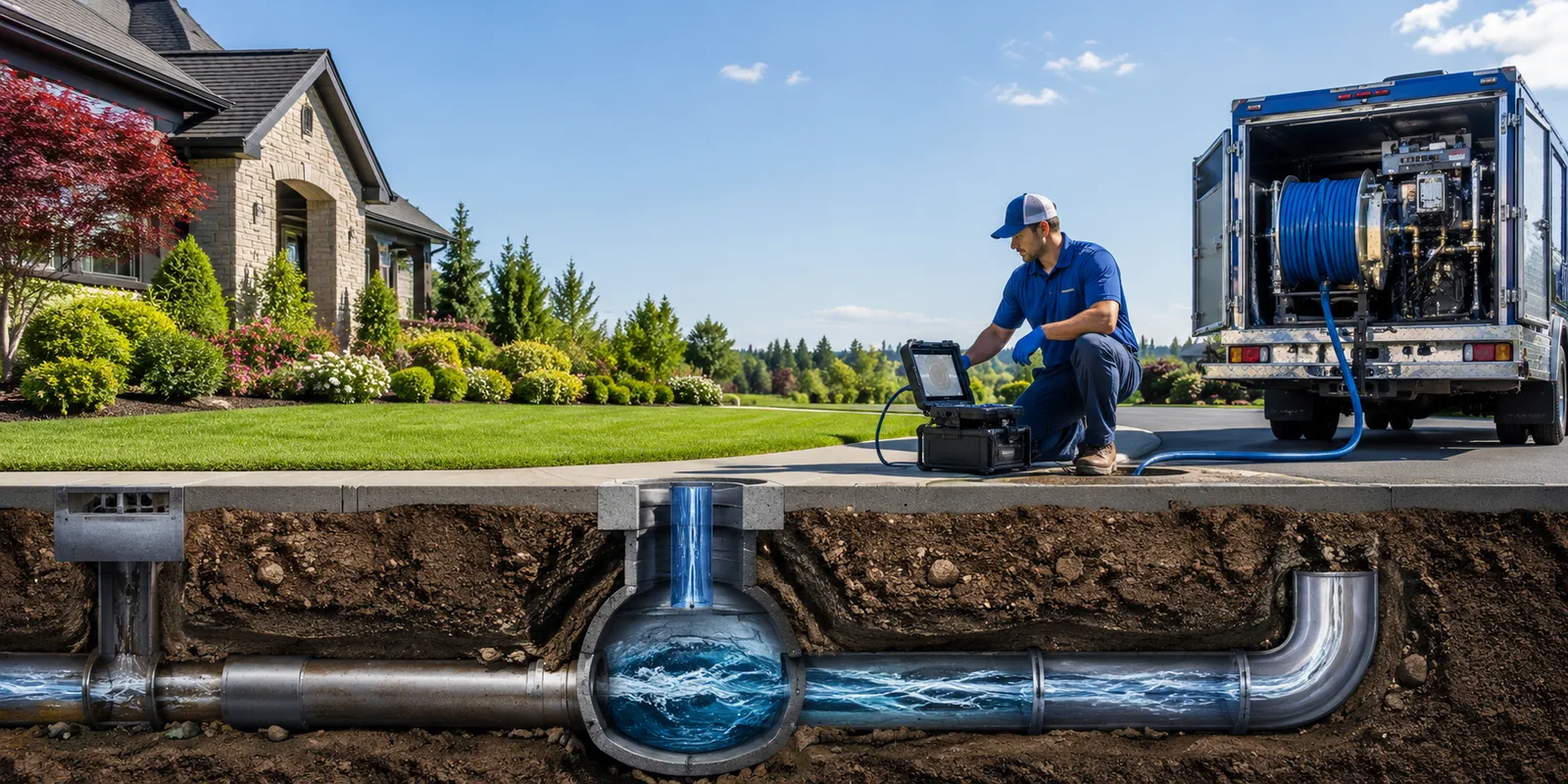 Drainage restoration information for Huntington Mills, PA